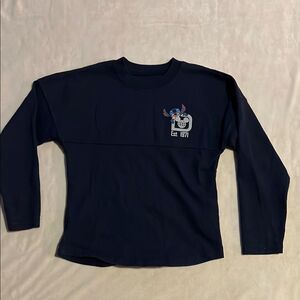 Disney Blue Long Sleeve Tee Comfortable Cotton